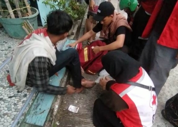 PMI Tarakan Tanggap dalam Penanganan Korban Kebakaran di Selumit Pantai dan Pamusian