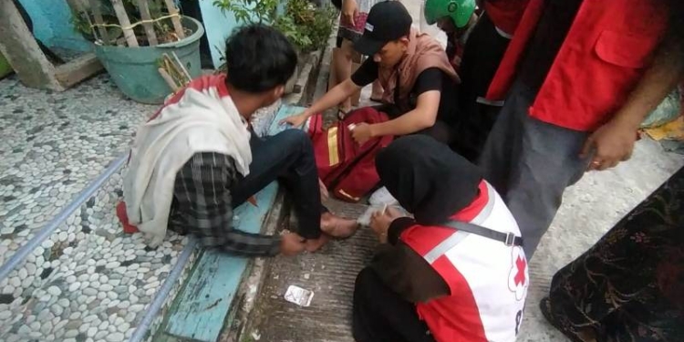 PMI Tarakan Tanggap dalam Penanganan Korban Kebakaran di Selumit Pantai dan Pamusian