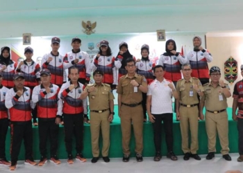 Gubernur Lepas Kontingen Pelajar Kaltara Menuju Popnas XVI Sumsel