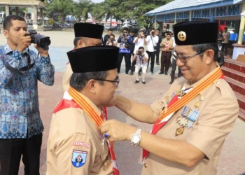 Wagub Yansen Pimpin Upacara Hari Pramuka ke-62