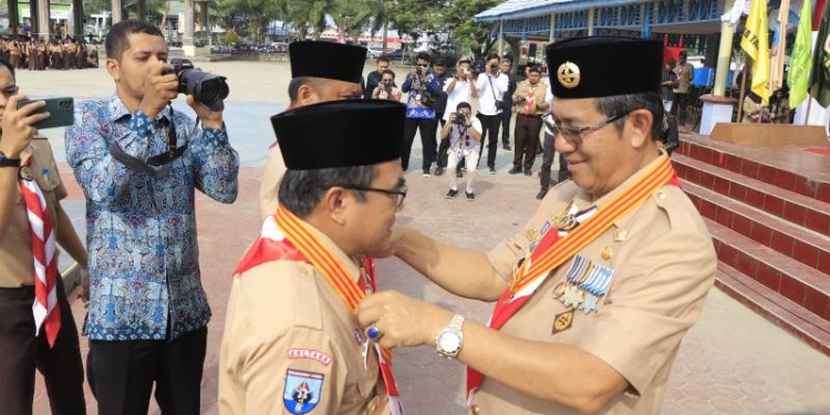 Wagub Yansen Pimpin Upacara Hari Pramuka ke-62
