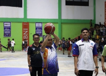 Hadiri Pelantikan Pengurus Perbasi dan Buka Wali Kota Tarakan Cup II 2023