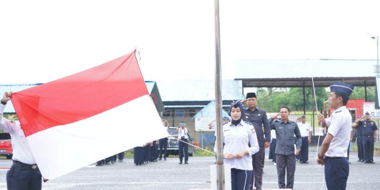 Wabup Hanafiah Pimpin Upacara Peringatan Harhubnas Tahun 2023