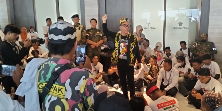 Immanuel Ebenezer Puji Antusiasme Relawan Prabowo Mania 08 Kaltara