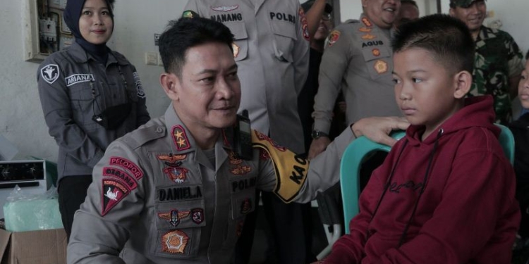 Polda Kaltara Gelar Bakti Kesehatan dan Bakti Sosial
