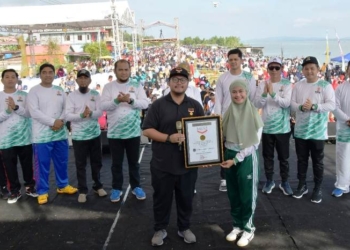 Bupati Senang, Senam Yameto Masuk Rekor Dunia