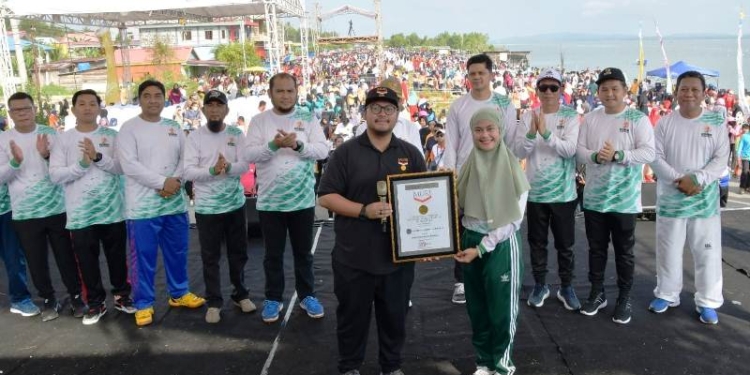 Bupati Senang, Senam Yameto Masuk Rekor Dunia