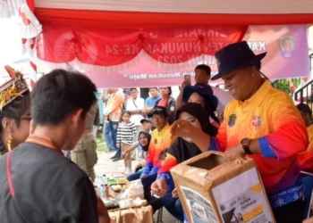 Wabup Hanafiah Apresiasi Kepedulian SMP Negeri 1 Nunukan akan Musibah Banjir