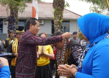 Sekda Serfianus Sambut Danlanal Nunukan yang Baru