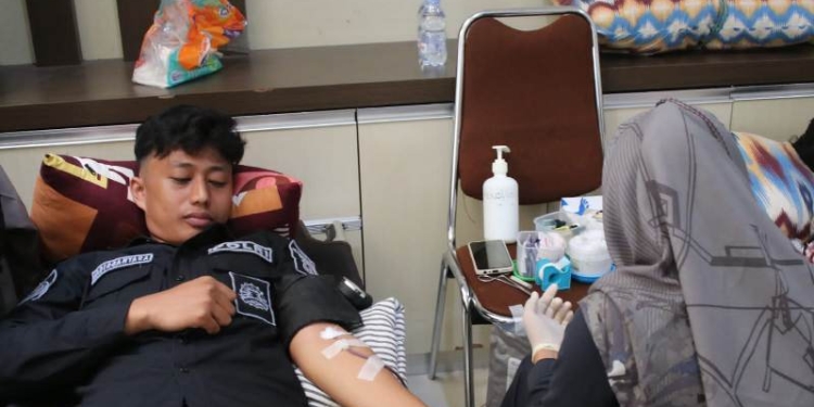 HUT Humas Polri ke-72, Polda Kaltara Laksanakan Donor Darah