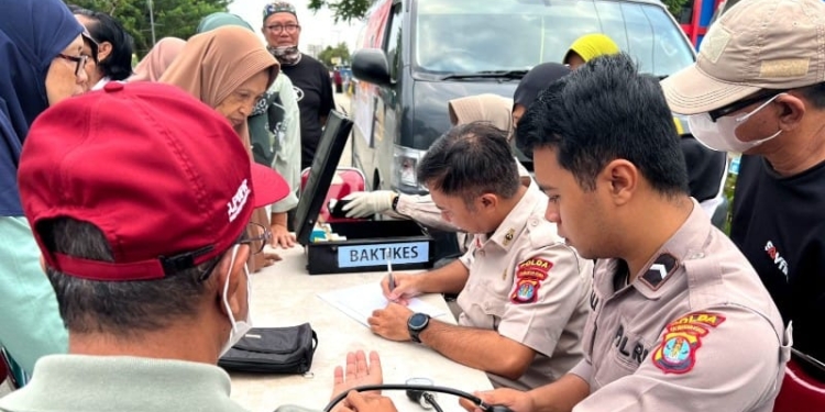 Biddokes Polda Kaltara Gelar Layanan Kesehatan Baktikes AKABRI 91