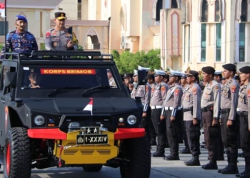 Gelar Sispamkota, Wujud Kesiapan Polda Kaltara Amankan Pemilu 2024