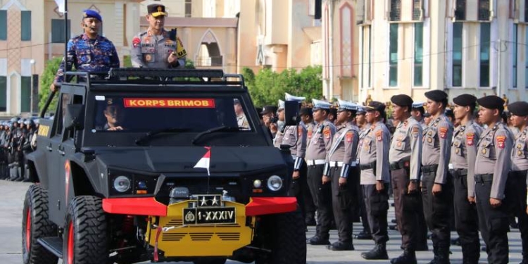 Gelar Sispamkota, Wujud Kesiapan Polda Kaltara Amankan Pemilu 2024