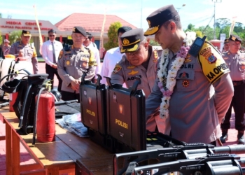 Kapolda Cek Kesiapan Polresta Bulungan Gelar Operasi Mantap Brata Tahun 2023-2024