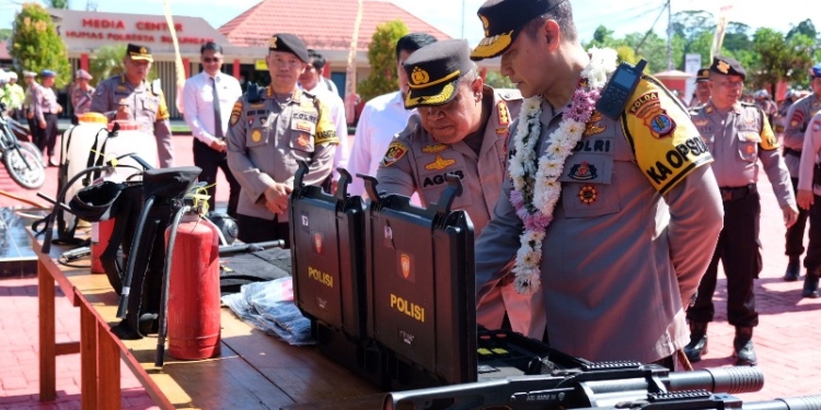 Kapolda Cek Kesiapan Polresta Bulungan Gelar Operasi Mantap Brata Tahun 2023-2024