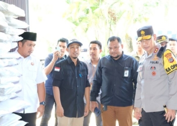 Kapolda Kaltara Kunjungi Gudang Logistik KPU Nunukan