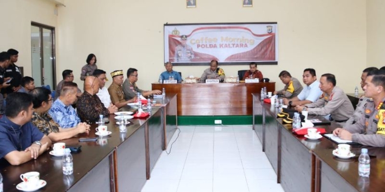 Polda Kaltara Gelar Coffee Morning Bersama FKUB Kaltara
