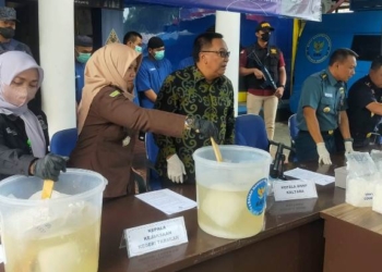 Sabu 15,3 Kg Dimusnahkan dari Jaringan Peredaran Laut