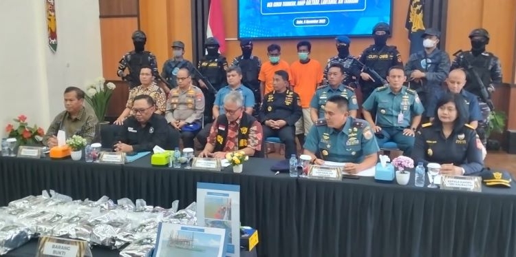 Gagalkan Penyelundupan 23 Kg Sabu, Amankan 2 Warga Filipina