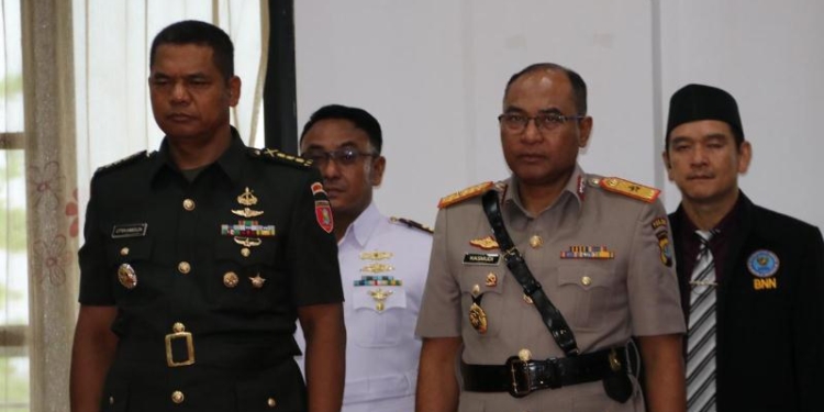 Wakapolda Hadiri Pengambilan Sumpah Anggota DPRD Kaltara PAW Sisa Jabatan 2019-2024