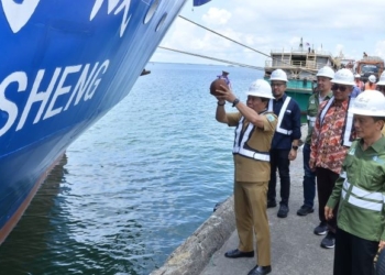 Sail Away Perdana Ekspor LNG dari Gas Bumi Wilayah Kerja JOB Simenggaris