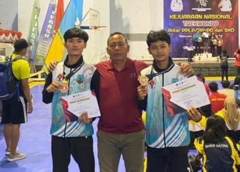 Raih 2 Medali, Kaltara Tempati Peringkat 11 Kejurnas Taekwondo PPLP