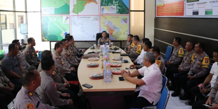 Lakukan Pengawasan Operasi Mantap Brata Kayan di Polda Kaltara