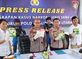 Ringkus Kurir Bawa Sabu 5 Kg, Ungkap Modus Baru Pakai Besi Pemberat untuk Tenggelamkan Barang Bukti