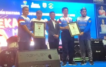 KORMI Kaltara Ukir Sejarah MURI, Gelar Permainan Hadangan dengan Peserta Terbanyak