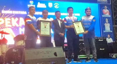 KORMI Kaltara Ukir Sejarah MURI, Gelar Permainan Hadangan dengan Peserta Terbanyak