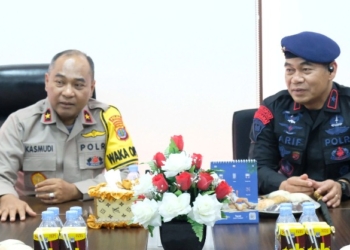 Wakapolda Kaltara Terima Kunker Danpas Korps Brimob II Polri