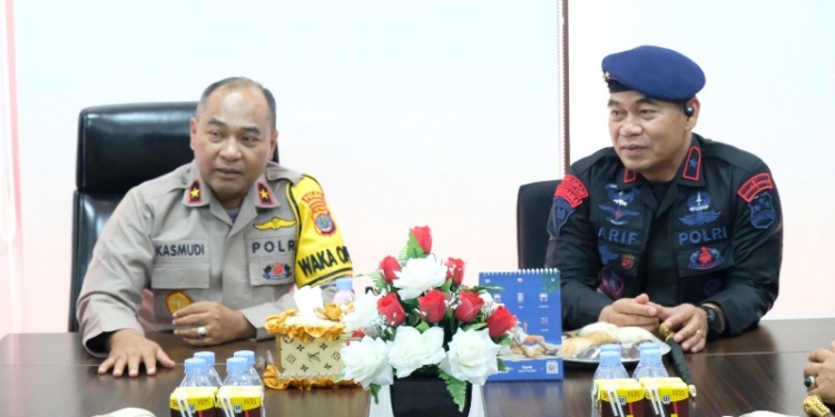 Wakapolda Kaltara Terima Kunker Danpas Korps Brimob II Polri