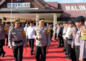 Kapolda Kaltara Cek Kesiapan Polres Malinau Hadapi Pemilu 2024