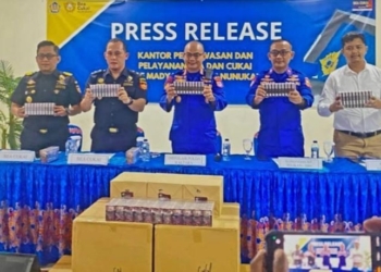 4,288 Juta Batang Rokok Ilegal Diamankan Polda Kaltara  