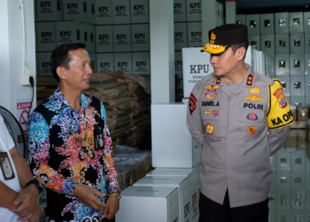 Pastikan Logistik Pemilu 2024 Aman, Kapolda Cek Gudang KPU Malinau