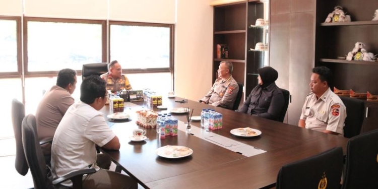 Wakapolda Kaltara Terima Kunjungan Tim Pengkajian Dasbhara Diktukba Polri Gelombang I 2024