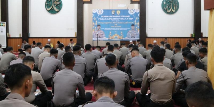 Polda Kaltara Gelar Doa Bersama Pemilu Damai dan Peringatan Isra Mi’raj