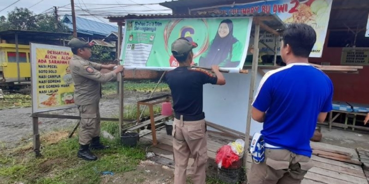 Kerahkan 120 Personel, Satpol PP Bulungan Bantu Tertibkan APK