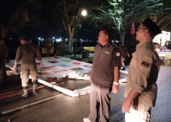 Bawaslu Tertibkan Alat Peraga Kampanye