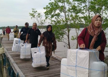 Hasil Pengawasan Bawaslu Kaltara, Logistik Terdistribusi dengan Lancar