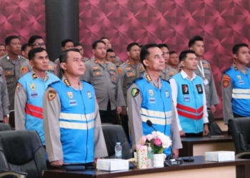 Gelar Pengambilan Sumpah dan Penandatanganan Pakta Integritas Seleksi PKN Tingkat II Polda Kaltara