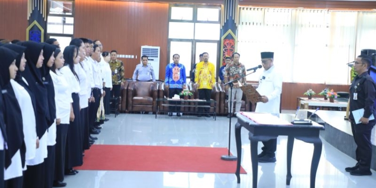 Bupati Syarwani Lantik 270 PPPK Formasi 2023