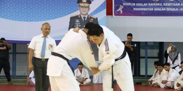 Polda Kaltara Gelar Kejuaraan Judo Kapolda Kaltara Cup 2024