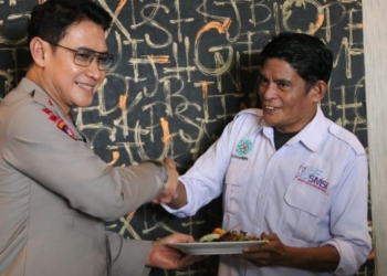 HUT SMSI ke-7, Polda Kaltara Silaturahmi dengan Awak Media