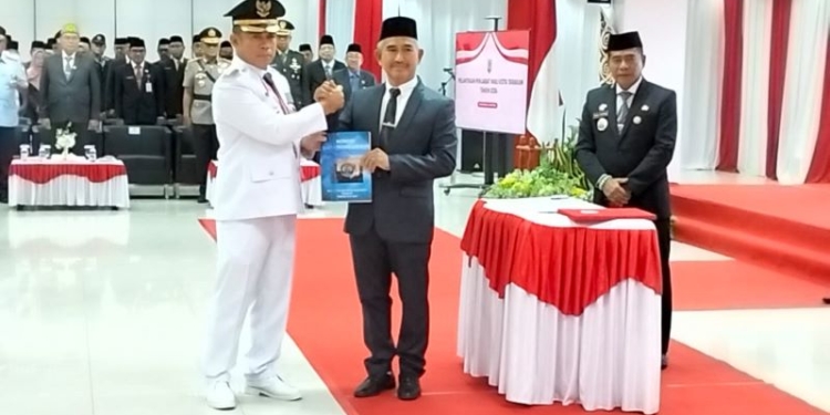 Di Akhir Masa Jabatan, Khairul Hadiri Pelantikan Pj Wali Kota Tarakan