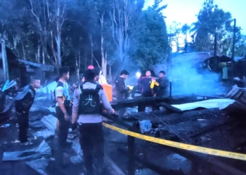 Kebakaran di Tanjung Palas Hulu Hanguskan 7 Bangunan, 1 Korban Meninggal Dunia