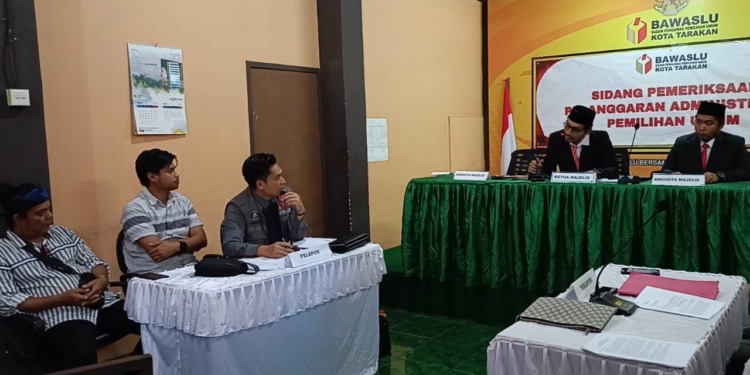 Sidang Pembuktian Selesai, Bawaslu Tarakan Agendakan Putusan