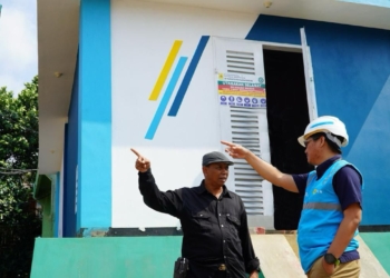 Di Jakarta, PLN Olah 3,3 Ton FABA dari PLTU Lontar Menjadi Bahan Konstruksi Gardu Distribusi