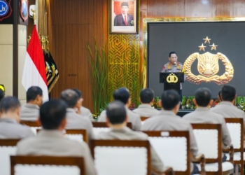 Kapolri Buka Rakernis Gabungan 5 Divisi Satker Polri