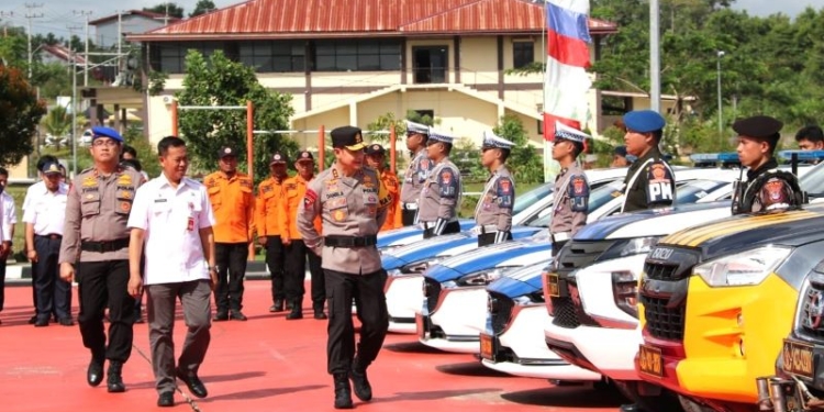 Cek Kesiapan, Polda Kaltara Gelar Apel Pasukan Operasi Ketupat Kayan 2024